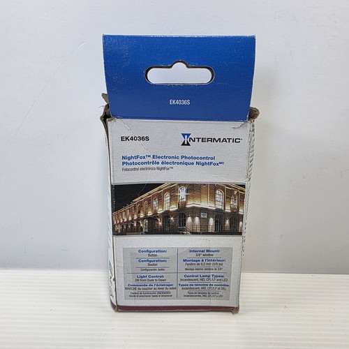 Intermatic EK4036S Nightfox Electronic Photocell 120V/ 277V     **SHIPS FREE** - Picture 2 of 5