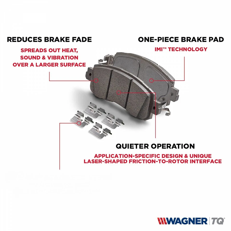 WAGNER 后刹车片适用于日产 Maxima 2002 PD900 — 第 3/4 张图片