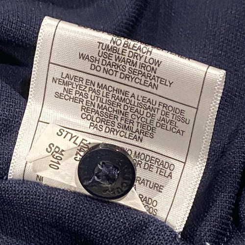 NBC Golf Tour Polo Shirt Men's Size XL Navy Blue Antigua 3-Button Short Sleeve - Picture 6 of 11