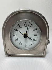 Cosi Tabellini Match Pewter Italy Table Clock Works Great See description (6)