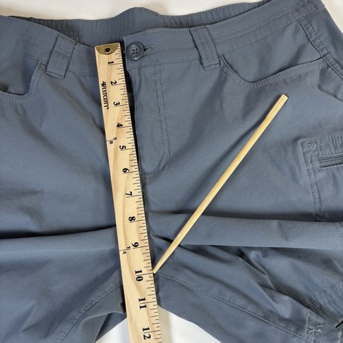 Womens Eddie Bauer Rainier Shorts Size 10 Hiking Plain Back. Zip Pocket - 第 5/11 張圖片