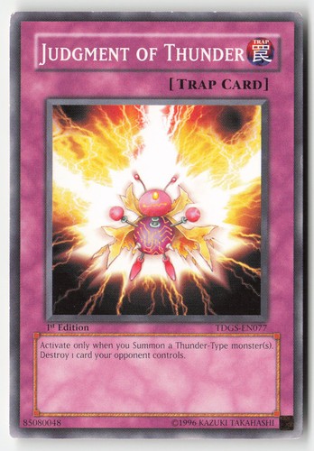 Judgment of Thunder TDGS-EN077 card