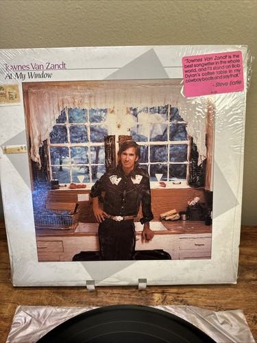 Vintage TOWNES VAN ZANDT "At My Window" 1987 Sugar Hill SH-1020 vinyl LP VG - Imagen 3 de 6