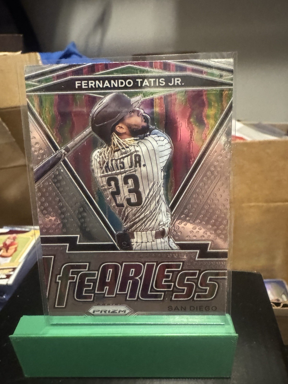 2021 Panini Prizm Fernando Tatis Jr Fearless FR-15 San Diego Padres