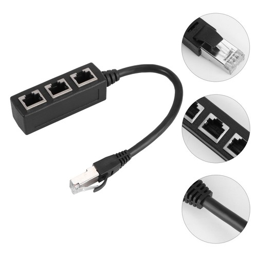 Internet Kabel Extender High Speed Ethernet Splitter Lan Netzwerk Kabel - Bild 5 von 12