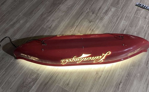 Leinenkugels Kanu Billardtisch Leuchtschild