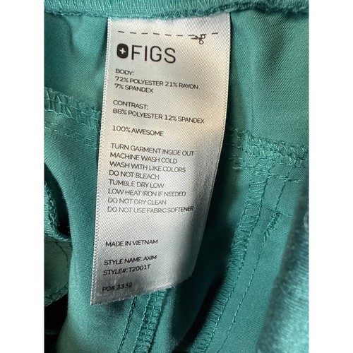 Pantaloni scrub FIGS collezione tecnica Teal Cargo Style XST T2001T infermiere veterinario assistente - Foto 6 di 12