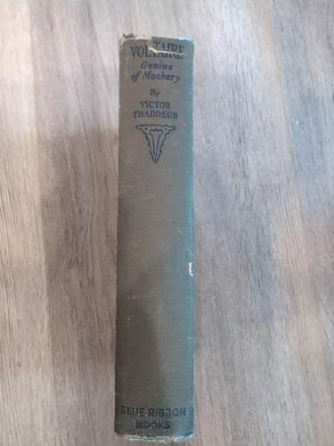Victor Thaddeus VOLTAIRE, GENIUS OF SPOCKERY 1928 Erstausgabe Erstdruck schön - Bild 2 von 6