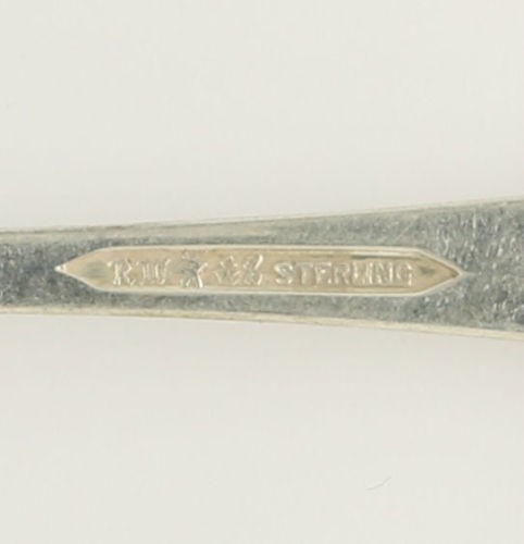 Cuchara de recuerdo Glidden Iowa - plata esterlina vintage grabada para coleccionistas viaje - Imagen 4 de 9