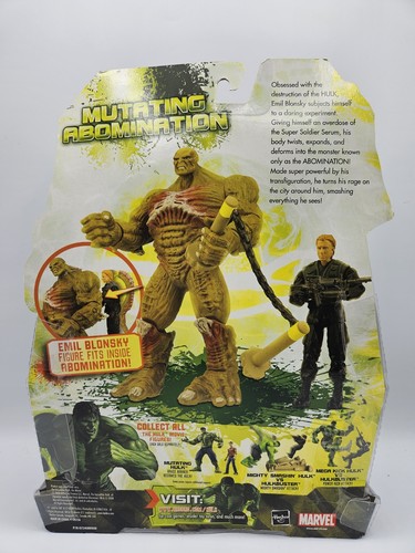 The Incredible Hulk 2008 Gamma Charged Abomination Mutating Spine Figure NEW  - Picture 4 of 9