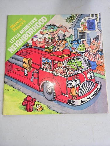 Little Monster's Neighborhood - Mercer Mayer -1978 Vintage PB
