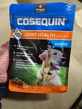 Cosequin Senior Joint Health Supplement Soft Chews for Dogs 60 CT - Exp 12/26