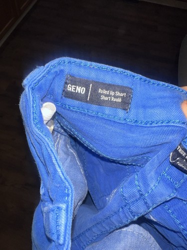 True Religion Geno Blue Denim Shorts Size 4 Kids - Picture 5 of 5