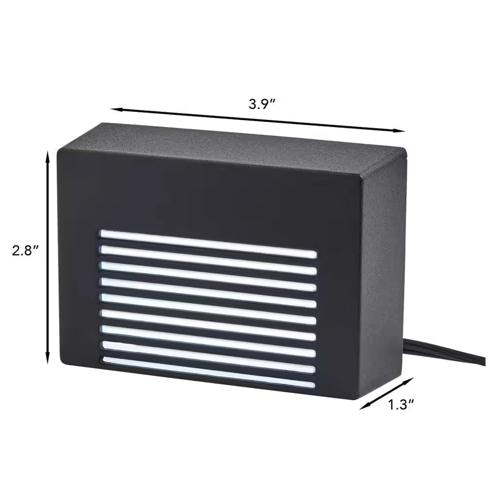 2 PACK- Hampton Bay Hubspace Smart Color Change Deck Lights 1009-913-060 Black  - Image 3 of 4