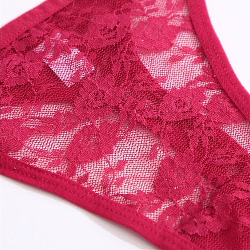 Neu G String Spitzenhöschen Sexy Tanga für Frauen Höschen Low Waist Solide Weiblich - Bild 7 von 27