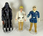 Star Wars Vintage Figures Luke Skywalker- Han Solo (Hoth) - Death Vader