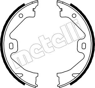 REAR BRAKE SHOE SET PARKING BRAKE FITS: ROVER 75 SEDAN 4.6 V8/1.8/2.0 V6/2.5 - Picture 1 of 3