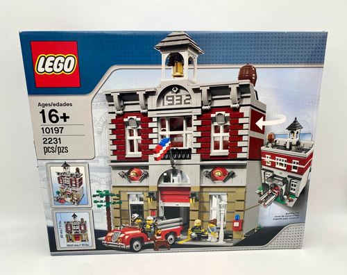 Retired LEGO Modular Building Collection FIRE BRIGADE 10197 Factory Sealed Box - Picture 1 of 8