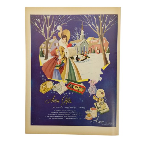 1951 Avon Cosmetics Vintage Print Ad Gifts For Beauty Originality Variety  - Picture 1 of 2