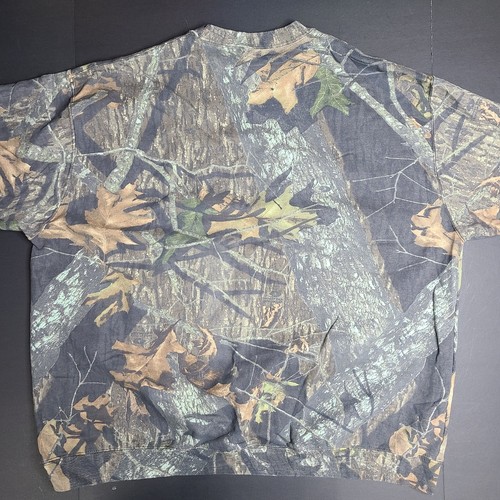 Vintage Mossy Oak Field Staff tarnfarbenes Sweatshirt Erwachsene 2XL schwer Rundhalsausschnitt - Bild 2 von 7