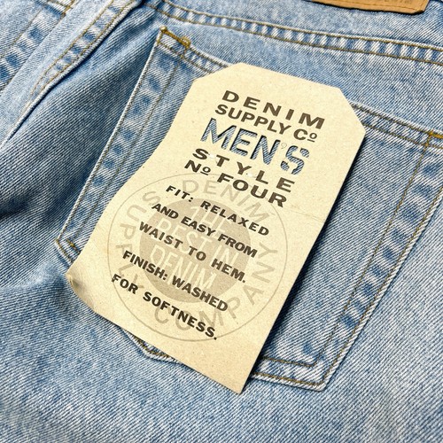 Vtg NWT 90s Gap Denim Supply Co Relaxed Fit Jeans, 30 x 32 Deadstock Heavyweight - Picture 6 of 10