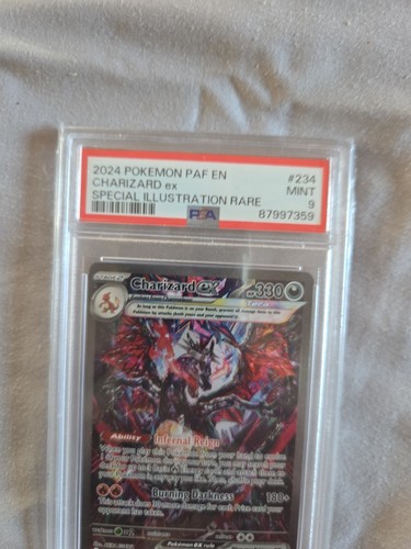 2024 Pokemon Paldean Fates SIR: CHARIZARD ex #234: PSA 9 - Bild 4 von 4