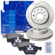 ATE Powerdisc Bremsscheiben 325mm + Bremsbeläge Vorne passend für BMW X3 E83 3.0
