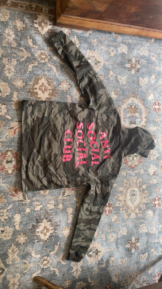 ANTI SOCIAL SOCIAL CLUB ASSC CAMO Anorak Multicolor Cortavientos Sudadera con Capucha Mediana Foto 2 de 4
