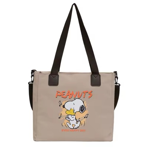 Snoopy Canvas Crossbody Bag Cartoon Cute Women Shoulder Large Capacity Handbag - Picture 1 of 1