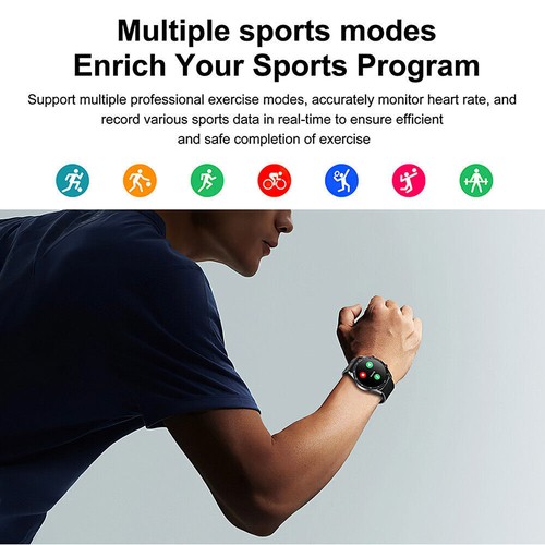 Bluetooth Call Smart Watch Men Heart Rate Waterproof Sports Fitness Trackers - Picture 6 of 21