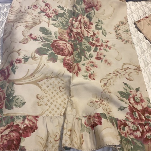 2 fundas de almohada Ralph Lauren Grosvenor sábanas planas cuadradas con volantes Queen - Imagen 17 de 17