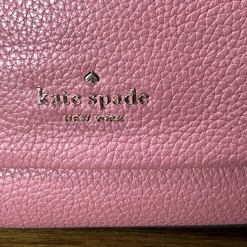 Borsa a tracolla KATE SPADE LEILA top zip lusso pelle di melograno ciottoli - Foto 2 di 12