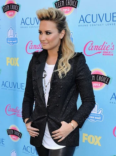 Actress Demi Lovato at 2013 Teen Choice Awards at Gibson Amphitheat- Old Photo 2