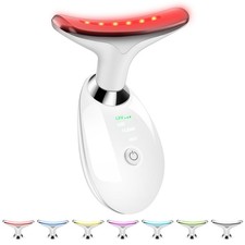 7-in-1 Face and Neck Massager Tool  Red Light Therapy Wand for Skin Care Luxury