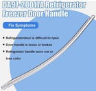 Freezer Door Handle DA97-20017A for Samsung Refrigerator RF24R7201SR RF28R6241SR