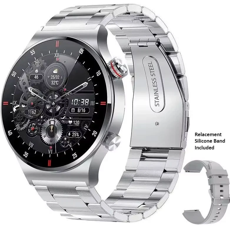 Smart Watch for Men Bluetooth NFC Blood Oxygen Heart Rate Sports Fitness Tracker
