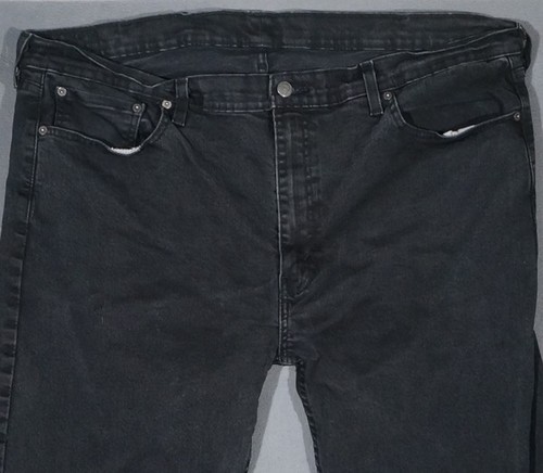WL01455 **LEVI'S** 502 JEANS TAPER FIT PIERNA RECTA 44X36 (msr 44"x33.5") NEGRO - Imagen 2 de 6