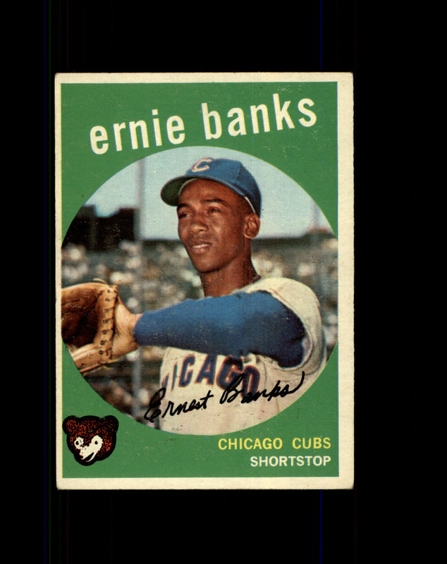 Ernie Banks 1959 Topps #350 Chicago Cubs