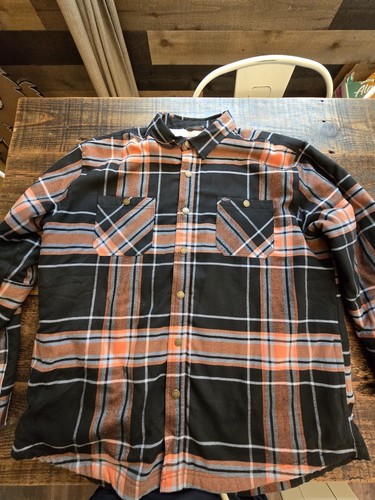 Retro Rifle Journeyman Flannel Sherpa Jacket Mens 2xl - Picture 3 of 7