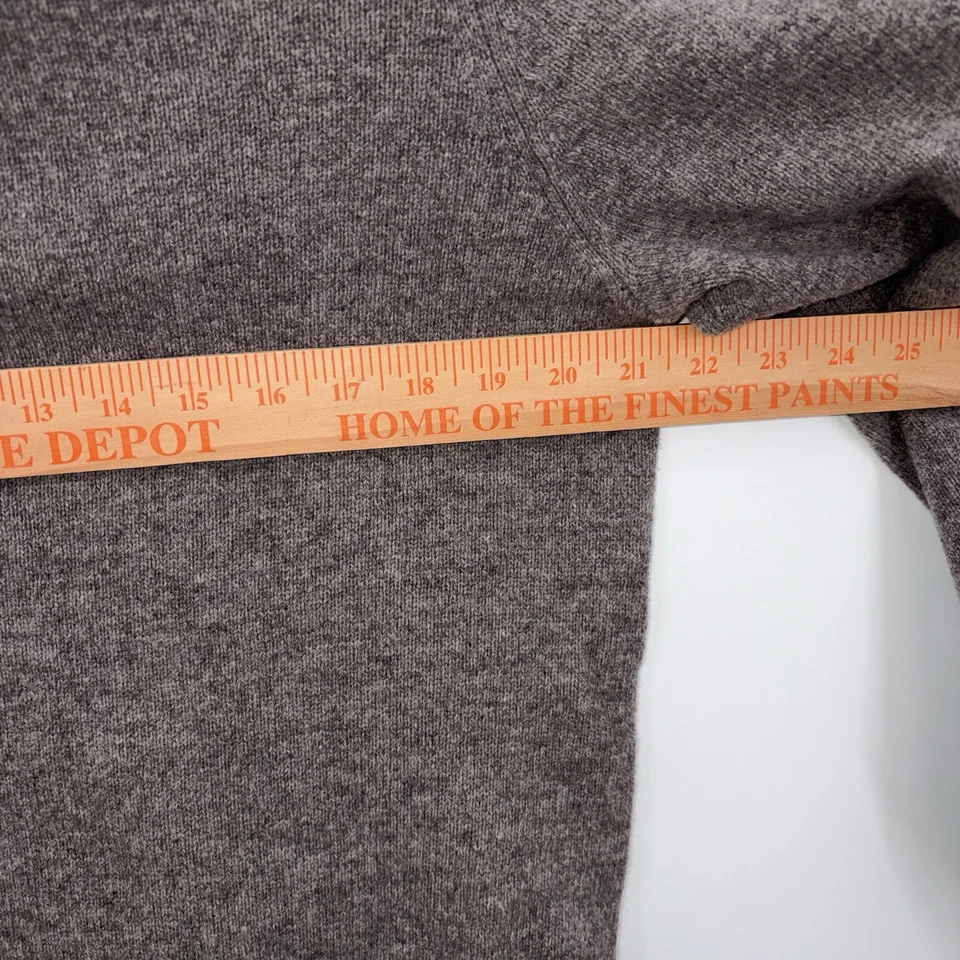 J. Crew Men's Classic Lambswool Crewneck Sweater Medium Taupe - Image 3 of 4