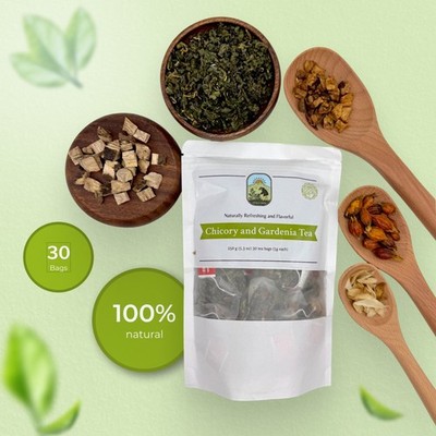Chicory & Gardenia Herbal Tea   30 Tea Bags (150g)
