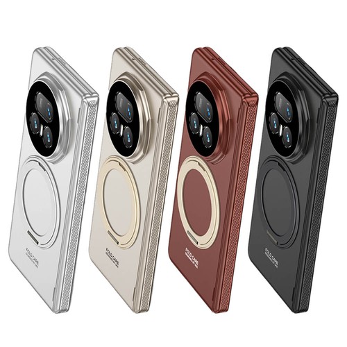 Magnet Leder Scharnier Ganzkörper 360 Ständer Hülle + Glasfolie für Honor Magic V5 - Bild 1 von 14