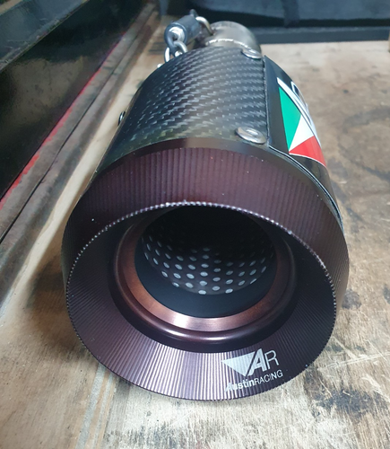 Carbon & Stainless Steel Exhaust For Ducati Multistrada V4S 2021 - 2025 - Picture 9 of 12