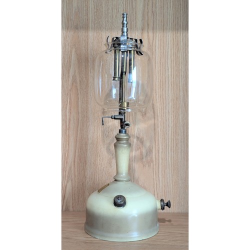 Vintage 40er Jahre Coleman Tischlampe Laterne mit Glaskugel  - Bild 3 von 10