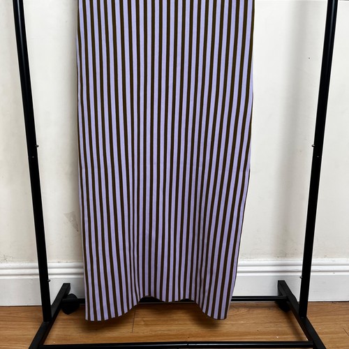 Tory Burch Plaited Rib Polo Dress Sz 10UK 6US M Purple Moss Jacquard Knit - Picture 16 of 16