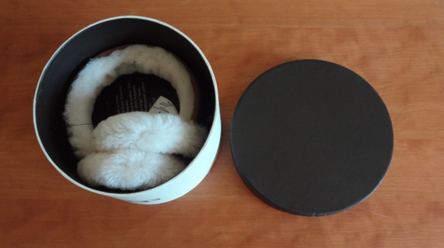 Neu ohne Etikett UGG Kastanie echt gefärbtes Lammfell Einzelohrenschützer Einheitsgröße - Bild 5 von 9