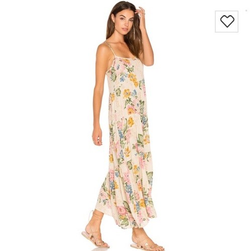 AUGUSTE $132 Delilah Slip Maxi Dress Floral Print