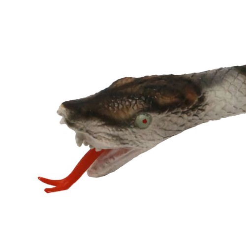 GIANT TOY SNAKE 6FT RUBBER AUSTRALIA JUNGLE PYTHON ADDER HALLOWEEN JOKE PRANK - Imagen 3 de 6
