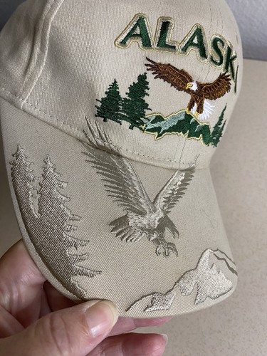 Alaska con águila calva bordada ajustable gorra de pelota sombrero Alaska Shirt Company - Imagen 13 de 18