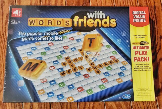 Zynga Words With Friends Hasbro Classic Board Game T5 for sale online